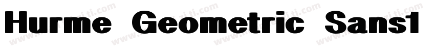 Hurme Geometric Sans1 Wo5Thobl字体转换